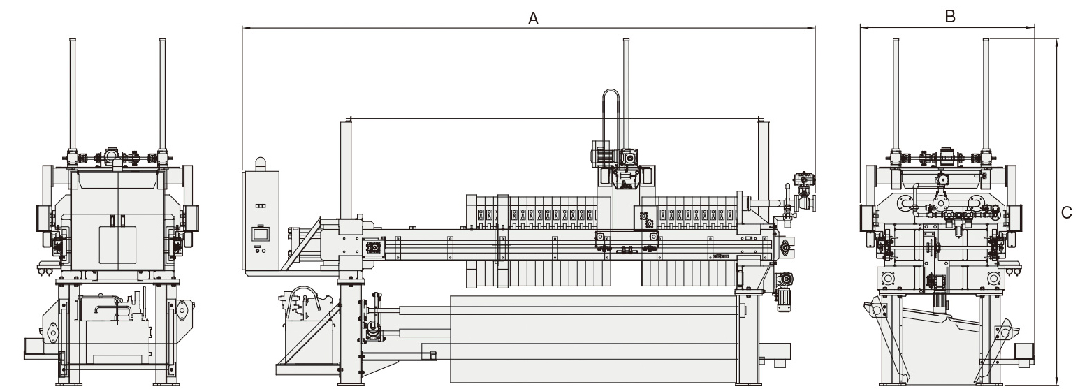 Dimension of AUTOPAC-8 Type